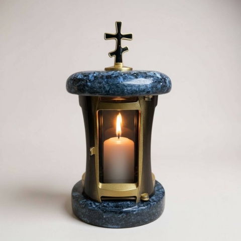 Лампада гранит Блю Перл. Золото. 4 700 ₽/шт  