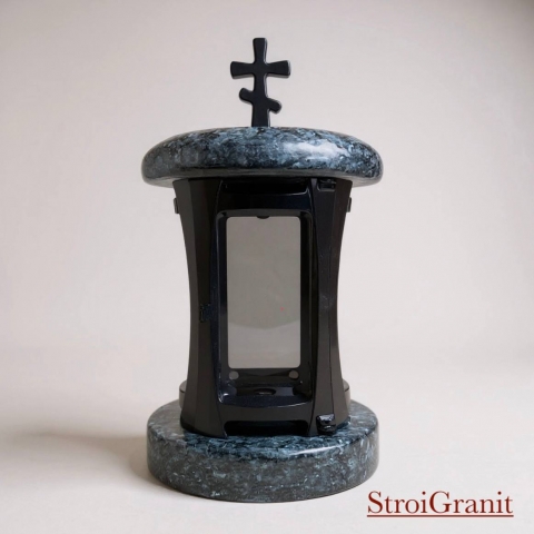 Лампада гранит Блю Перл. Черный. 4 700 ₽/шт    