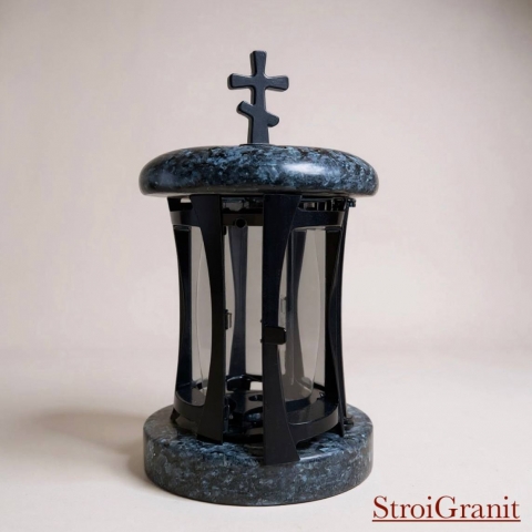 Лампада гранит Блю Перл. Черный. 4 700 ₽/шт    