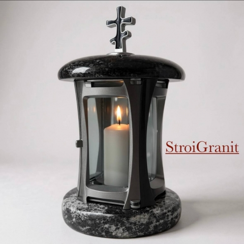 Лампада гранит Амфиболит. Серебро. 4 200 ₽/шт 