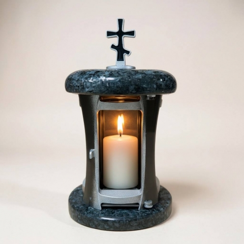 Лампада гранит Блю Перл. Серебро. 4 700 ₽/шт   