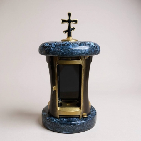 Лампада гранит Блю Перл. Золото. 4 700 ₽/шт  