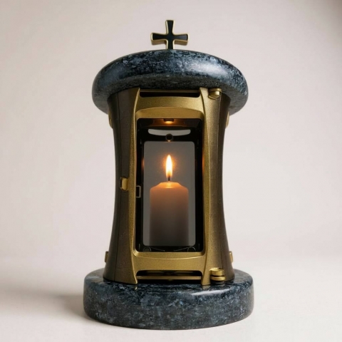 Лампада гранит Блю Перл. Золото. 4 700 ₽/шт  